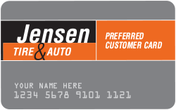 Jensen Preferred Customer Card