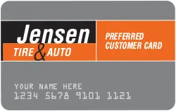 Jensen Preferred Customer Card